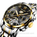 Швейцарский бренд TEVISE 9005 многофункциональные водонепроницаемые и взрывоопасные мужские часы модные механические часы